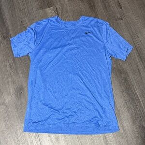 Nike Men's Short Sleeve Blue Tee
